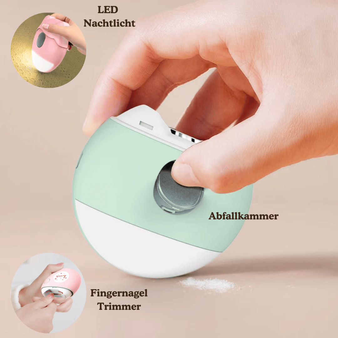 Fingernagelknipser Elektrisch für Babys und Kinder mit Schlaflicht