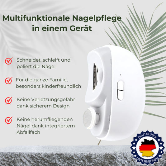 Makellose Nägel in Sekunden – Der 2-in-1 Elektrische Nagelknipser & Polierer für die ganze Familie!